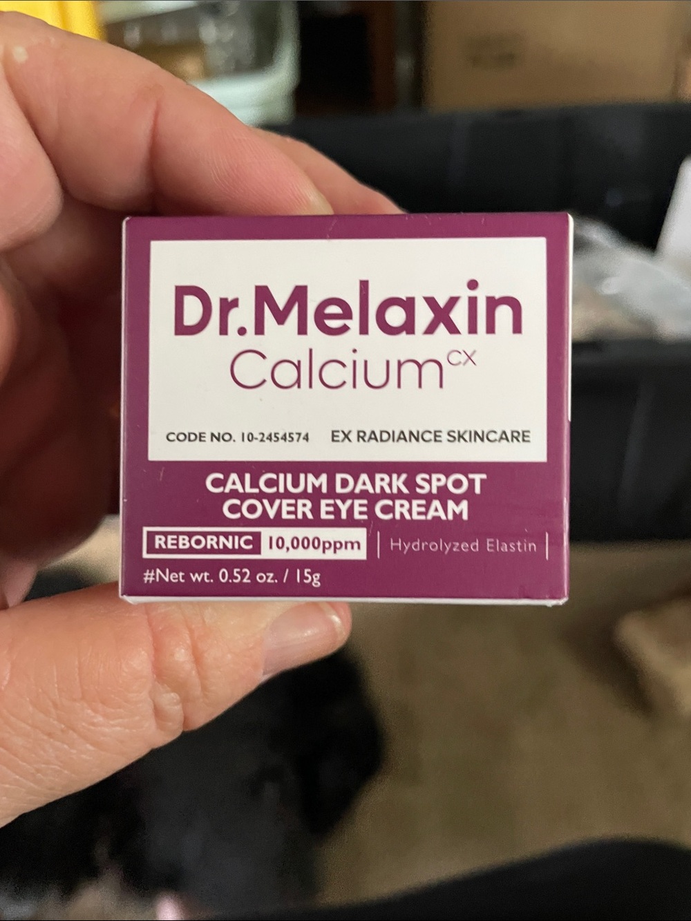 Calcium Dark Spot Cover Eye Cream – Purple